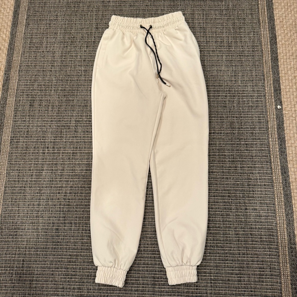 Zara Cream Joggers